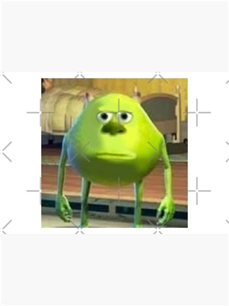 Póster «Mike Wazowski con Sully Face Meme» de artsylab | Redbubble