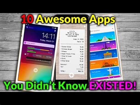 Amazing Apps You Didn T Know Existed Youtube