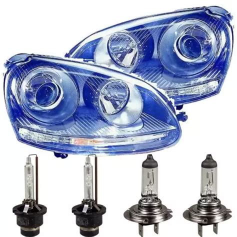 XENON SCHEINWERFER SET für VW Golf V Bj 10 03 09 D2S H7 inkl PHILIPS