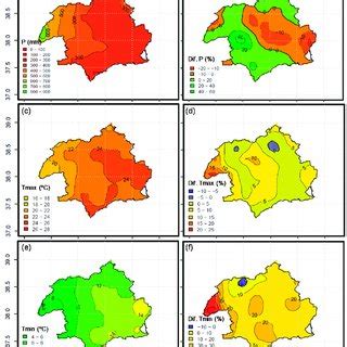 Spatial Distributions Of Mean Annual RCM Ensembles For 2021 2050 And