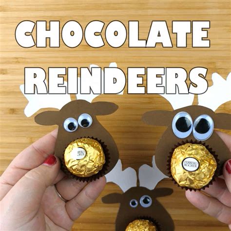 Ferrero Rocher Chocolate Reindeer Treats - Crafty Morning