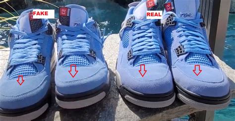 How To Identify The Fake Air Jordan Unc University Blue