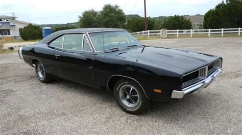 1969 Dodge Charger RT, 440, 4spd, Black/wht, Survivor for sale - Dodge ...