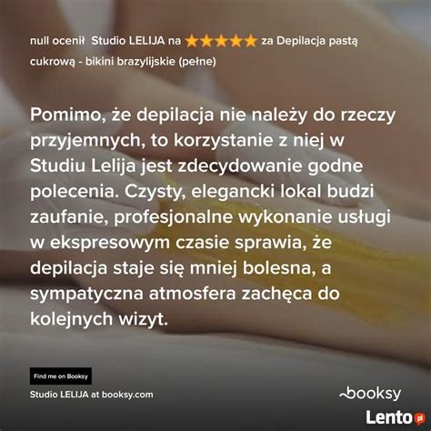 Bikini brazylijskie Depilacja PASTĄ CUKROWĄ Kraków