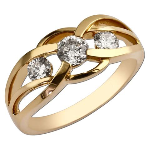 14K White Gold Diamond Ring - Golden Creations