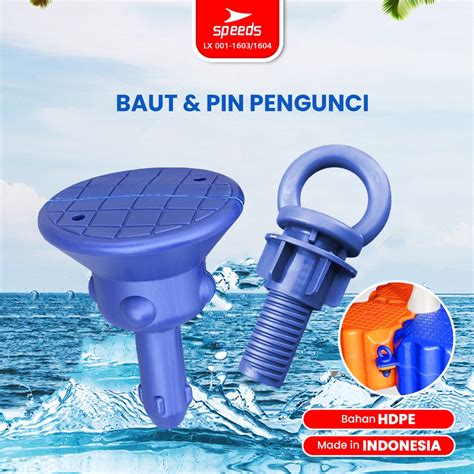 Jual SPEEDS Baut Sekrup Bolt Nut Pin Pengunci Paku Kubus Apung HDPE