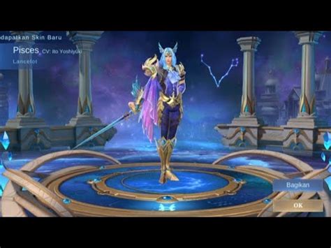 Gacha Skin Zodiac Lancelot Pisces Youtube