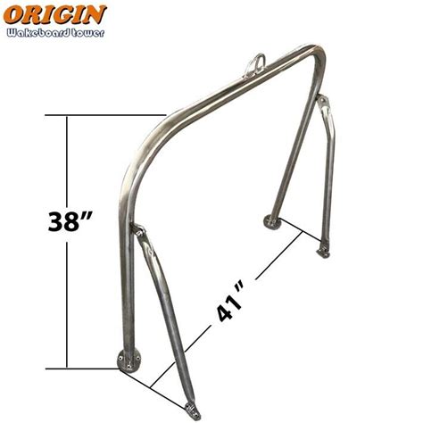 Origin 304 Stainless Ski Tow Bar For Pontoon Boats Universal Ski Tow