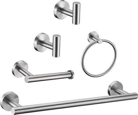 Nolimas 3 Pieces Set Brushed Nickel Bathroom Hardware