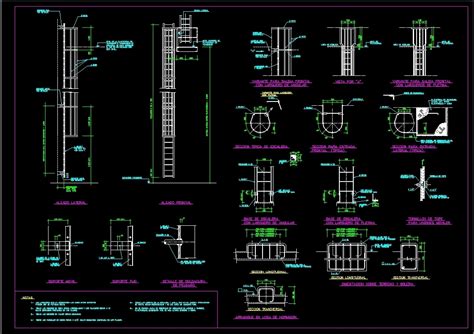 Cage Ladder Access Details Cad Files Dwg Files Plans And Details