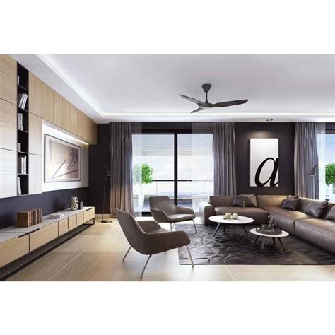 Big Ass Fans Haiku In L Indoor Black Ceiling Fan With Integrated