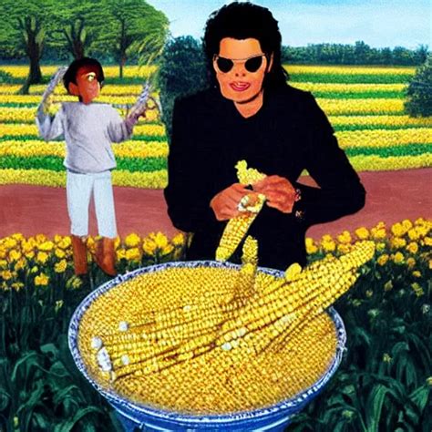 Michael Jackson Eating Corn In The Style Of Stable Diffusion OpenArt