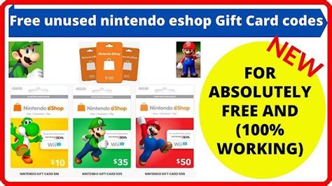 Free Nintendo E Shop T Card Generator 2022 ~{free Codes} Unused