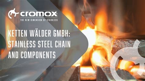 Cromox By Ketten W Lder Gmbh Stainless Steel Chain And Components