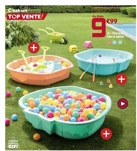 Promo Piscine Bac Sable Chez Gifi Icatalogue Fr