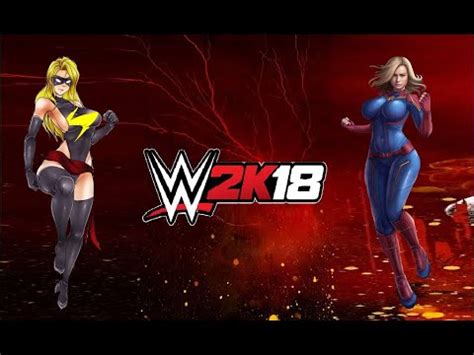 Como Hacer A La Capitana Marvel En Wwe K Youtube