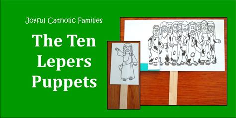 The Ten Lepers Puppets