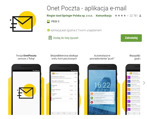 Konfiguracja Poczty Home Pl W Aplikacji Onet Poczta Android Pomoc