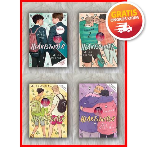 Jual Heartstopper Graphic Novel Series By Alice Oseman Volume 1 2 3 4