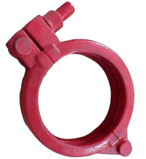 X Inch Cast Iron Color Coated Concrete Pump Pipe Clamp Heavy Duty