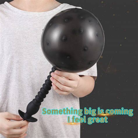 Plug Anal Longo Infl Vel Buttplug Baloon Chastity