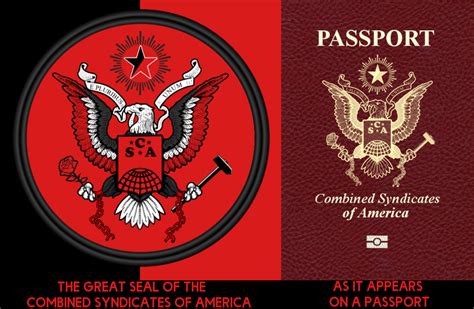 My Design For The Great Seal Of The Combined Syndicates Of America Aka