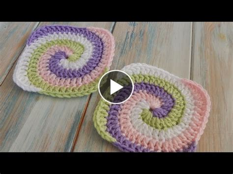 How To Crochet A Spiral Granny Square