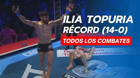 Todas Las PELEAS De ILIA TOPURIA Antes De VOLKANOVSKI 14 0 POR EL