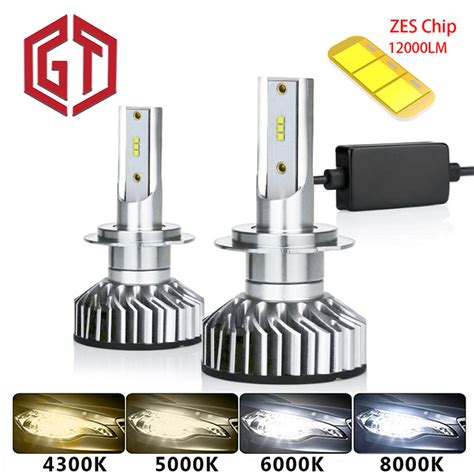 Mini Canbus H H Led Car Headlight Zes K K K Lm V