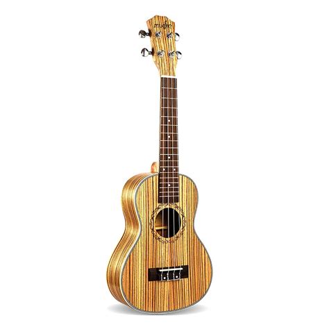 Tenor Гавайские гитары укулеле 26 дюймов 4 струны zebravwood Гавайская ...