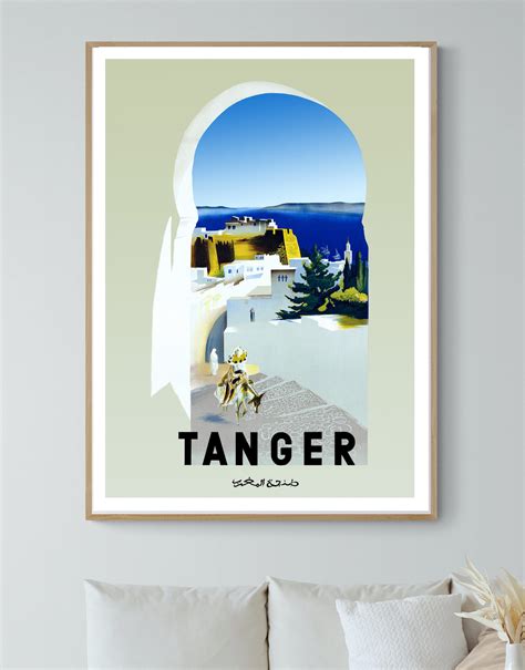 Affiche Tanger Affiche Vintage