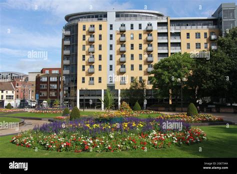 Formal Gardens At Queens Gardens Hull City Centre Stock Photo Alamy