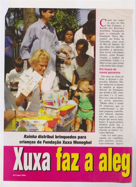 Xuxa Sasha P Ginas Revista Antiga Conta Mais Produto Vintage