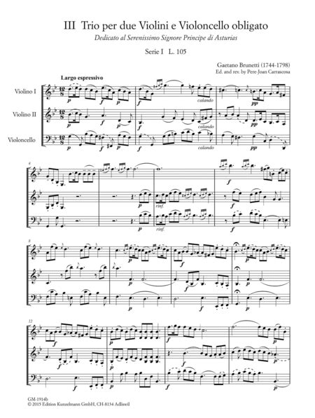 6 Trios For 2 Violins And Cello Trios 5 And 6 Cello Sheet Music Sheet Music Plus