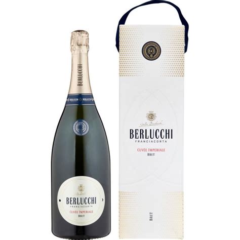 VINO SPUMANTE BERLUCCHI CUVEE IMPERIALE BRUT CL 75 ASTUCCIO REGALO