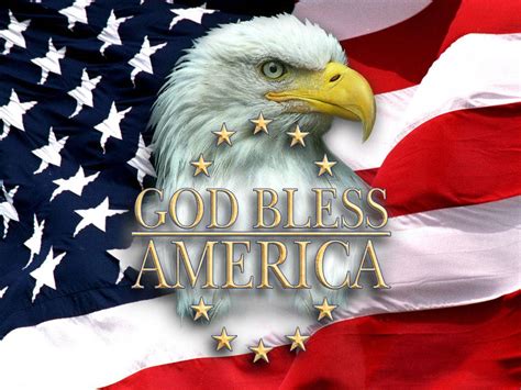 Download American Flag God Bless America Wallpaper