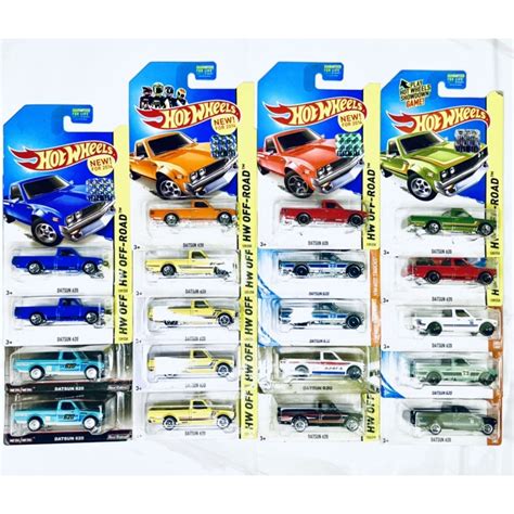 Hot Wheels Datsun 520 Various Shopee Malaysia