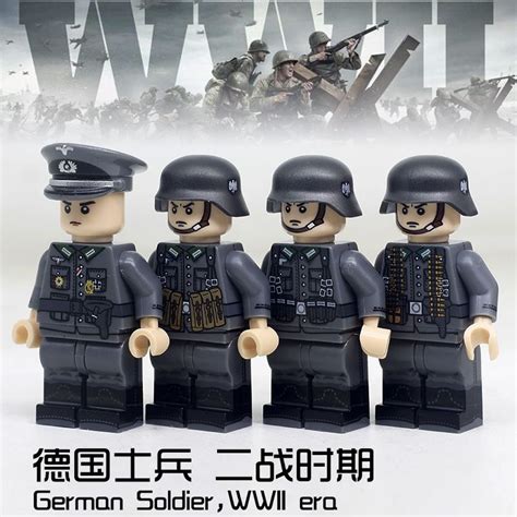 Military Minifigures German Army Ww2 Wehrmacht Blitzkrieg Unofficial