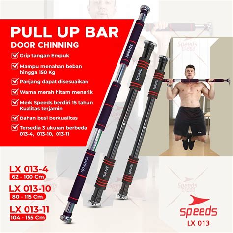 Jual Speeds Pull Up Bar Chin Up Alat Fitness Doorway Door Bar