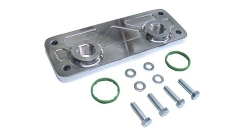 Elevate Volvo Engine Oil Cooler Adapter Plate For Five Cylinder Engines