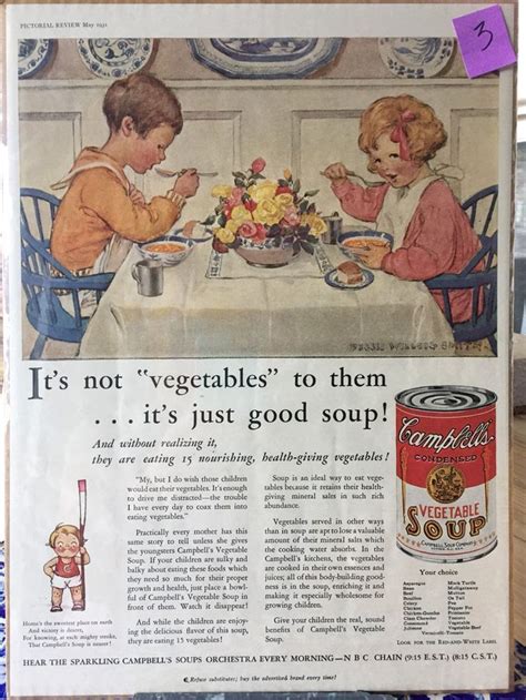 1925 And 1931 Vintage Campbell Soup Ads Vintage Ads 1920s Ads Magazine