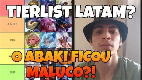 TIER LIST PRA VOCÊ QUE NÃO CONSEGUE SUBIR DE ELO YouTube