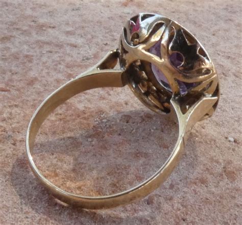 Vintage 18ct Colour Change Corundum Ring Etsy