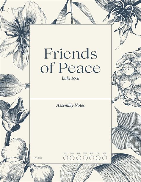 Jw Circuit Assembly Notebook Friends Of Peace Etsy