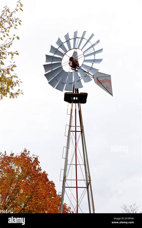 aermotor windmill stock photo alamy