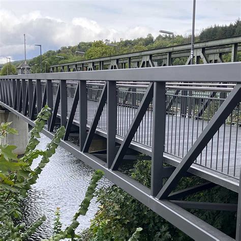 GFK Brückenbelag Neubau Fußgängerbrücke Eiserner Steg