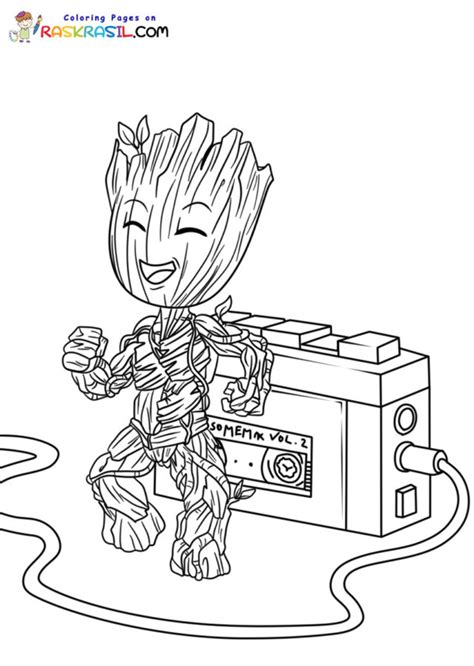 Get This Guardians Of The Galaxy All Characters Coloring