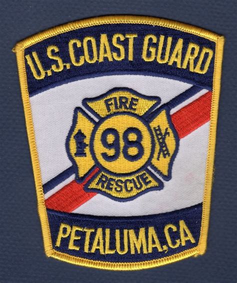 California Us Coast Guard Petaluma Training Center Fire Patch Fire