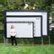 Best Buy Devos Outdoor Oeg Screens Outdoor Projector Screen White