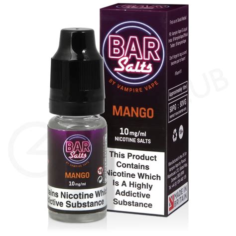 Mango Nic Salt E Liquid By Bar Salts 4 For £12